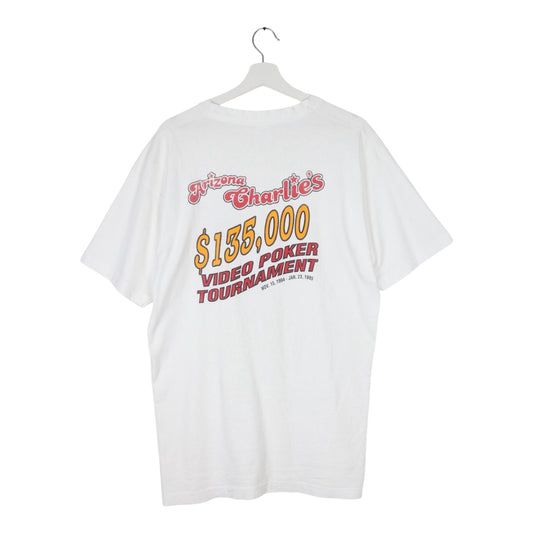 1990s Vintage Fruit of the Loom Arizona Charlie's T-Shirt L-XL