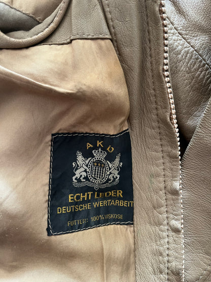 1980/90s Vintage AKD Lederjacke M (L)
