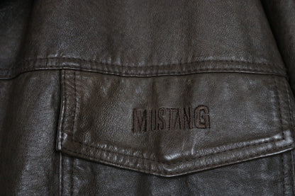 1990s Vintage Mustang Lederjacke 4XL