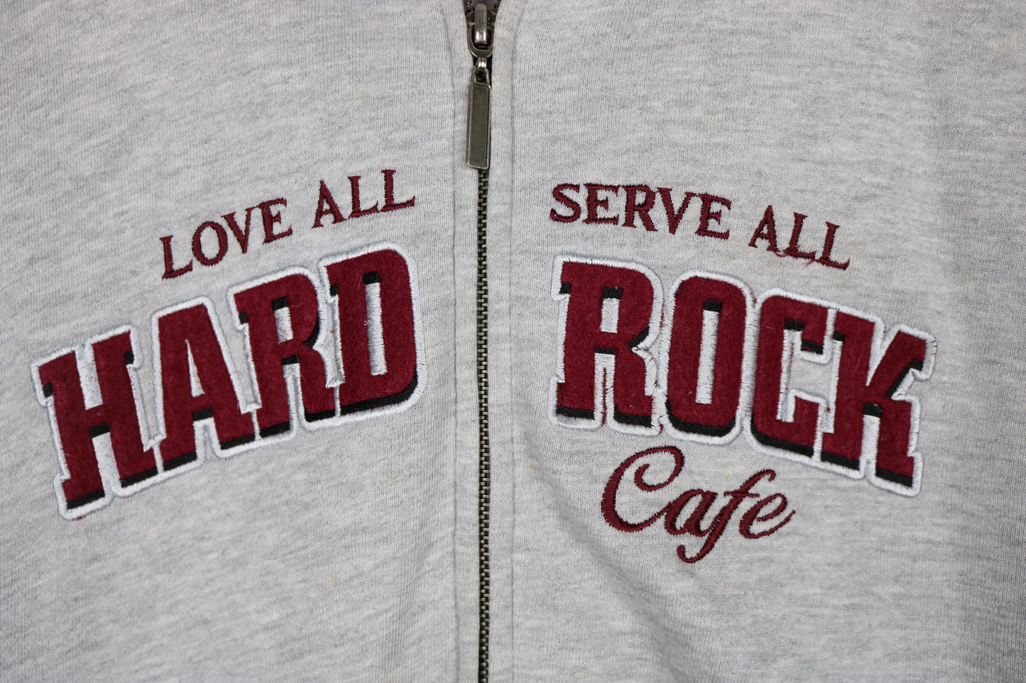 y2k Vintage Hard Rock Cafe Zipjacke XL