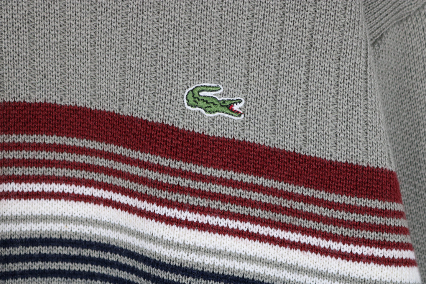y2k Vintage Lacoste heavy Stricksweater XL