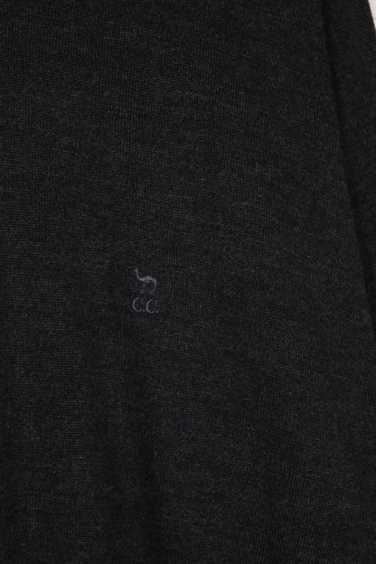 1990s Vintage Camel Collection Merino Sweater L-XL