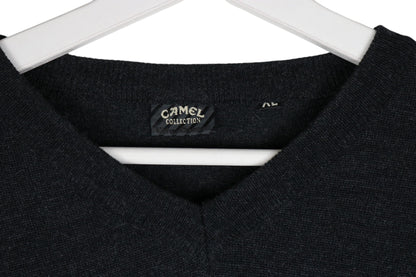 1990s Vintage Camel Collection Merino Sweater L-XL