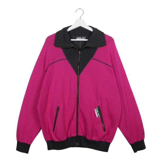 1980s Vintage Adidas Takeoff Zipjacke L