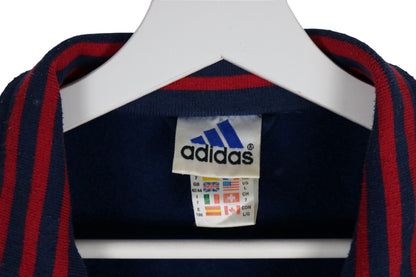 1990s Vintage Adidas Trackjacke/Jersey L