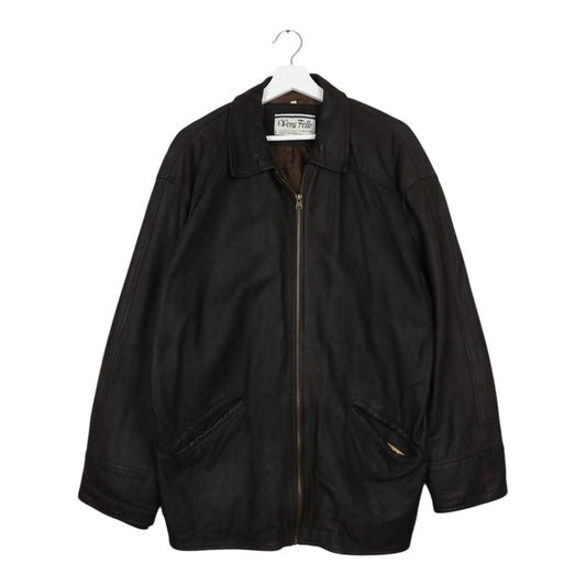 1990s Vintage Echtlederjacke (Vera Pelle) XL