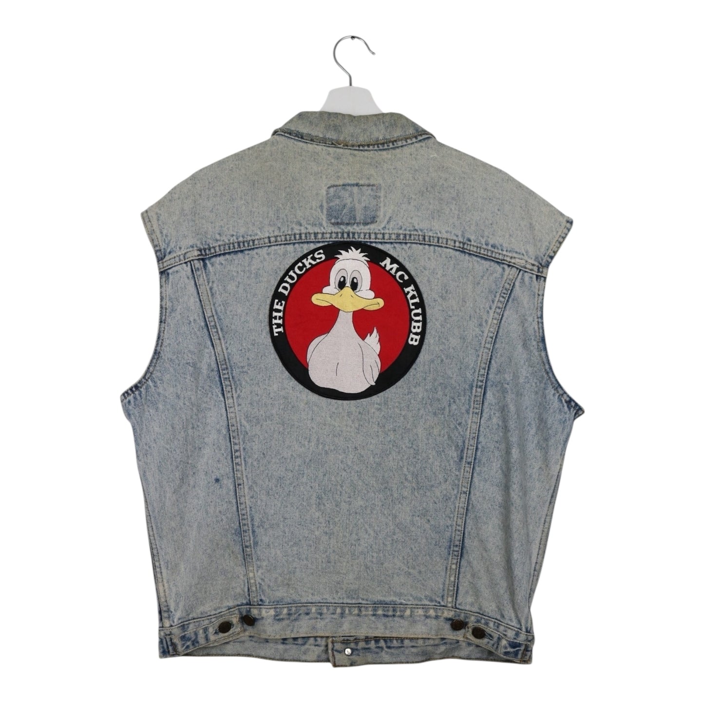1990s Vintage distressed Levi's 70503 Trucker Weste L