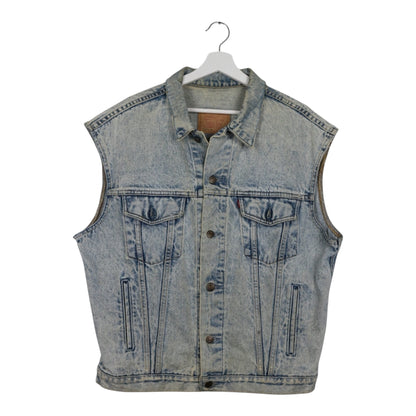 1990s Vintage distressed Levi's 70503 Trucker Weste L
