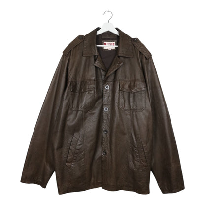1990s Vintage Mustang Lederjacke 4XL