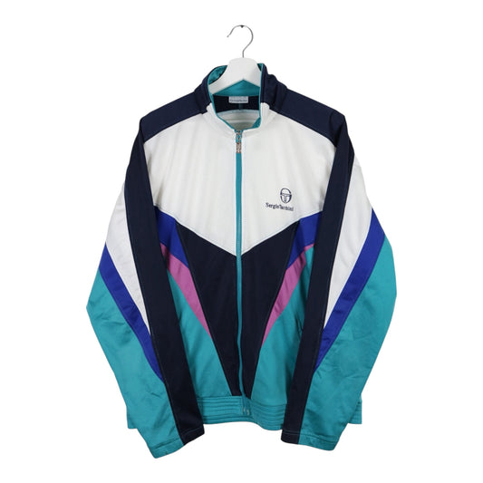 1990s Vintage Sergio Tacchini Trackjacke L