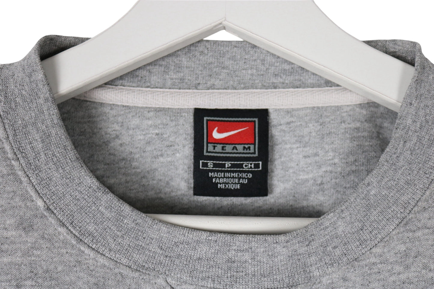 1990s Vintage Nike Team Tag Trojans Tennis Sweater S