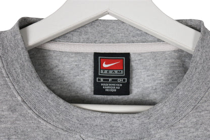 1990s Vintage Nike Team Tag Trojans Tennis Sweater S