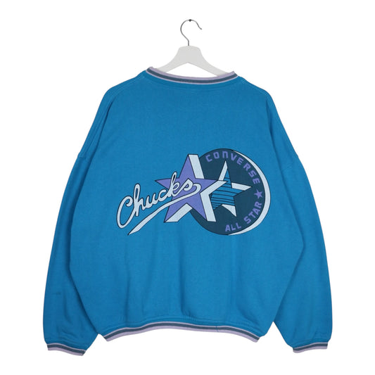 1980/90s Vintage Converse Chucks Sweater M-L
