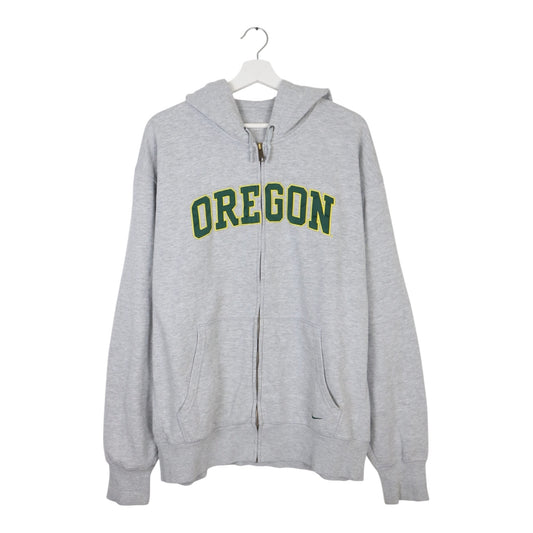 Vintage Nike Team Tag Oregon Zipjacke XL