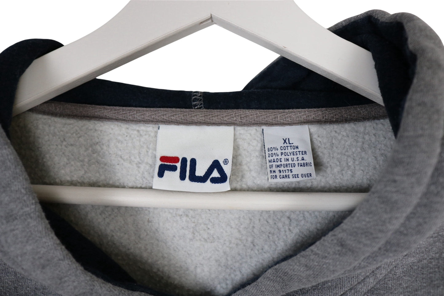 1990s Vintage Fila Hoodie XL