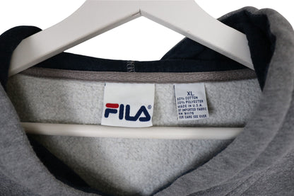 1990s Vintage Fila Hoodie XL