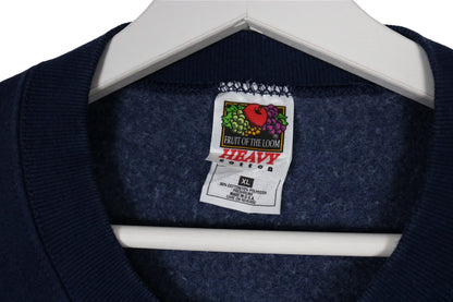 1990/00s Vintage heavy Fruit of the Loom Sweater XL