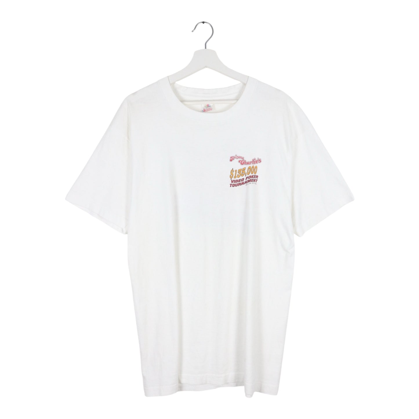 1990s Vintage Fruit of the Loom Arizona Charlie's T-Shirt L-XL